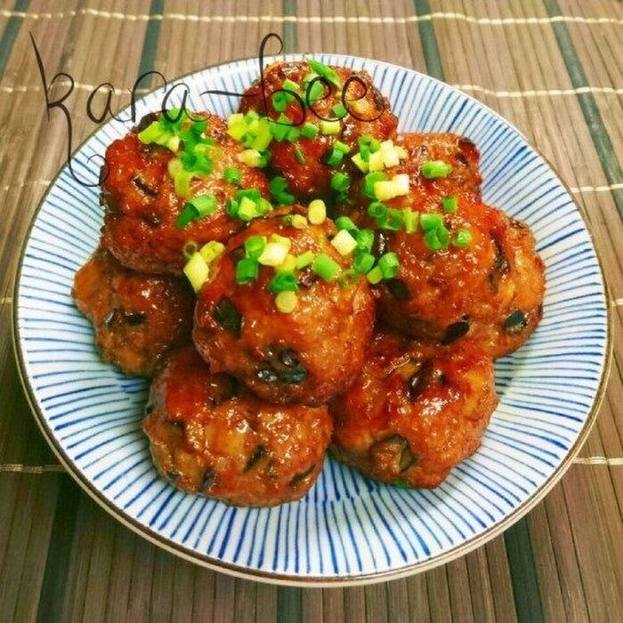やわらかジューシー! 茄子たっぷり照り焼き肉団子