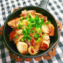 ホックホク新にんにくと鶏肉のネギ塩焼きレシピ