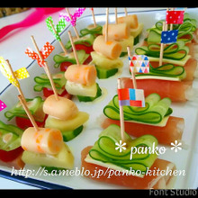 クリスマス・誕生日パーティに☆簡単なんでもピンチョス