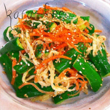 旨いっ!たたきキュウリと切り干し大根で簡単オイキムチ