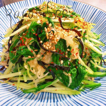 お箸が止まらない♡水菜と切り干し大根のハリハリ漬け