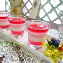 簡単!お洒落なキャンドルみたいなゼリー♪