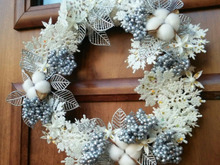 100均で☆冬のホワイトリース☆