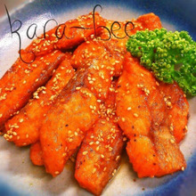 簡単15分*揚げ焼きで簡単*サーモンの甘辛唐揚げ