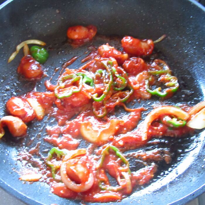 調味料をいれる