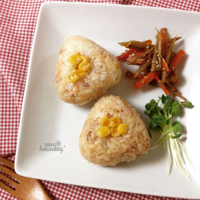 バター醤油におかかもおススメ♡おかか×バターコーンごはん