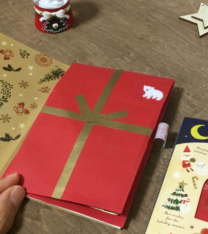 意外性も嬉しい❤︎こどもの気持ちをカードに閉じ込めて❤︎ほっこりクリスマスカード