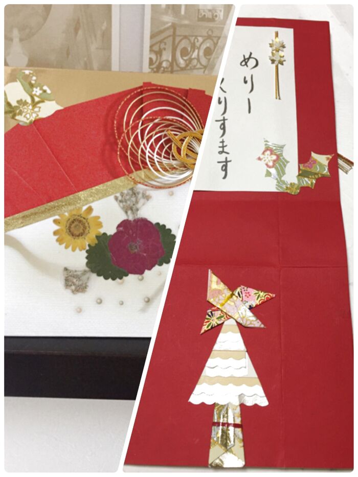 ❤︎和風クリスマスカード❤︎