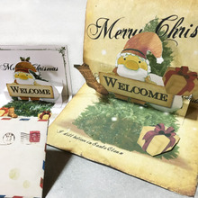飛び出すクリスマスカード