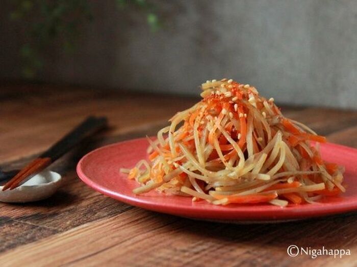 我が家はちょっと細め!常備菜の定番『きんぴらごぼう』