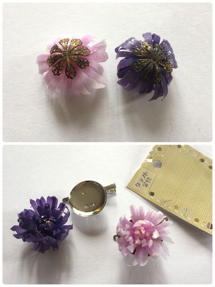 裏に金具を付けて完成!
