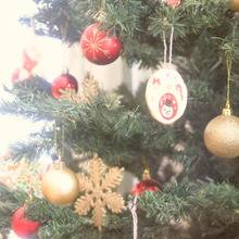 子どもと作る100均ダイソー材料でクリスマスオーナメント☆ツリー