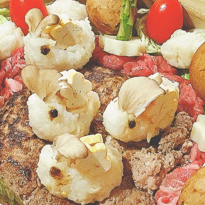 うさぎをデコる