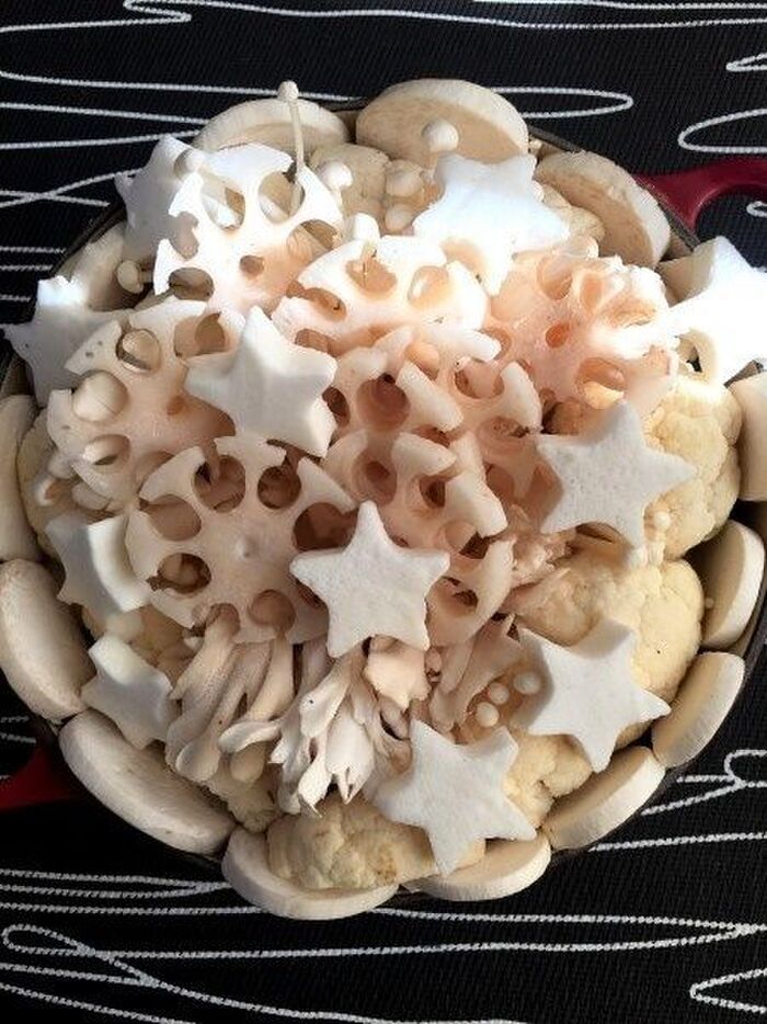 優しいお味♪スノーホワイト豆乳鍋