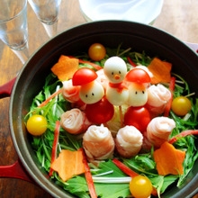 クリスマスリースのハリハリ鍋