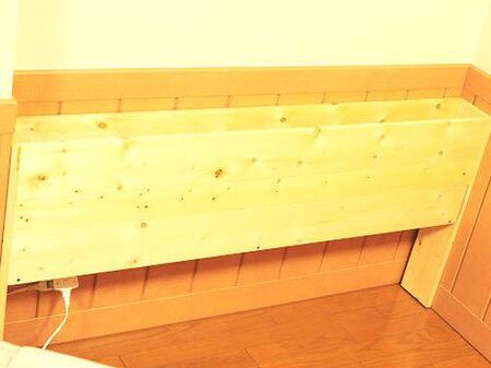 柱ピッタリサイズで作りました。