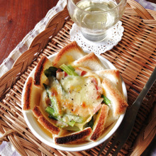 食パンで!お花のように可愛いパンキッシュ♡