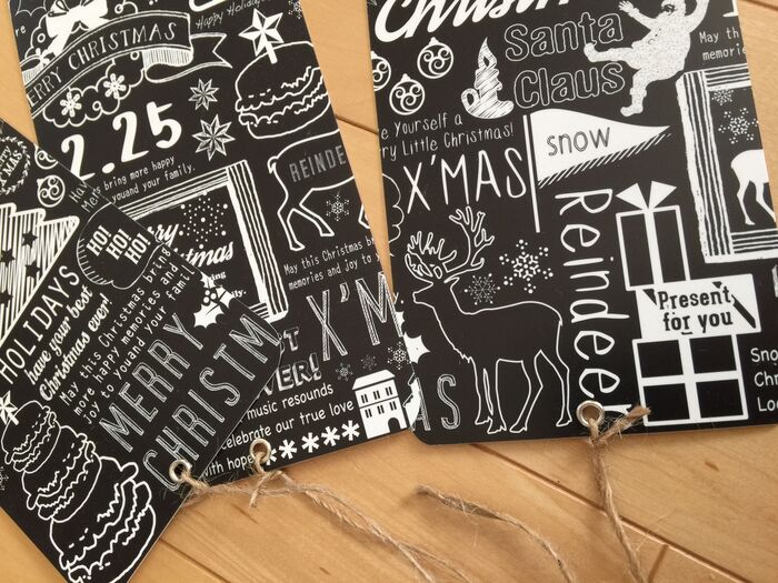 麻紐を付けます。