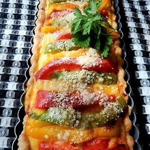 彩り鮮やかパプリカとツナのキッシュ