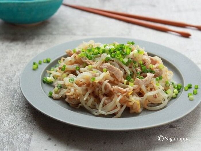 お鍋1つで簡単おかず!豚肉ともやしのさっぱり和え