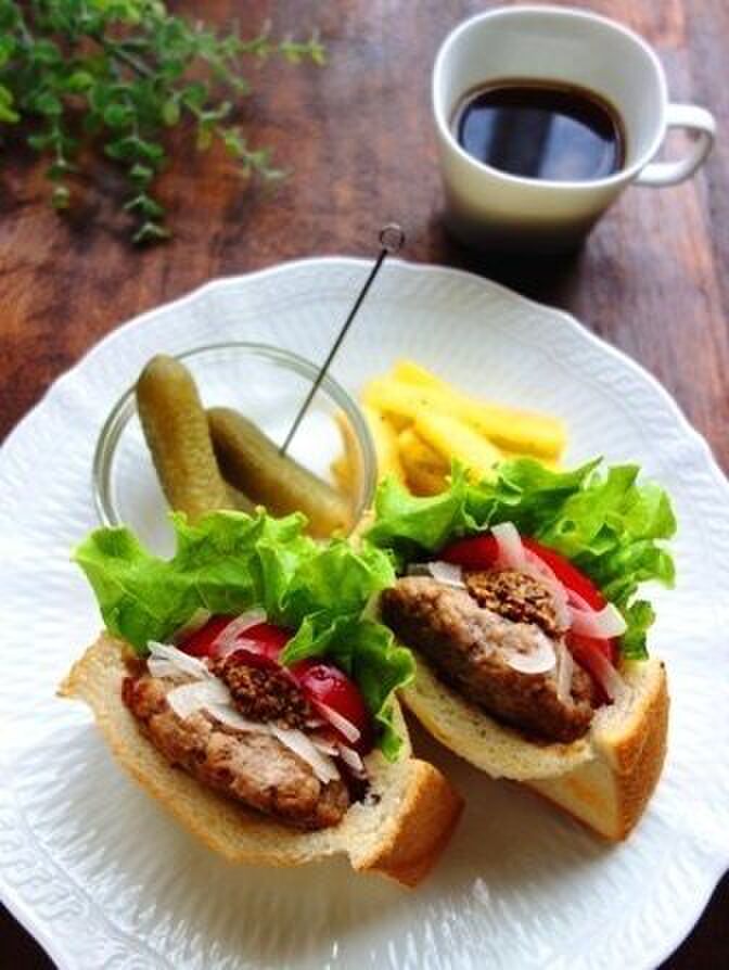 ポケットサンドなら簡単!手作りハンバーガー