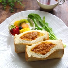 カレーの残りで!ポケットサンドの簡単☆カレーパン