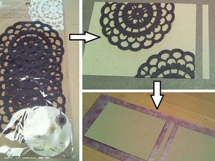 貼れる布を貼ります