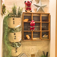 玄関上に!簡単クリスマスディスプレイ☆彡