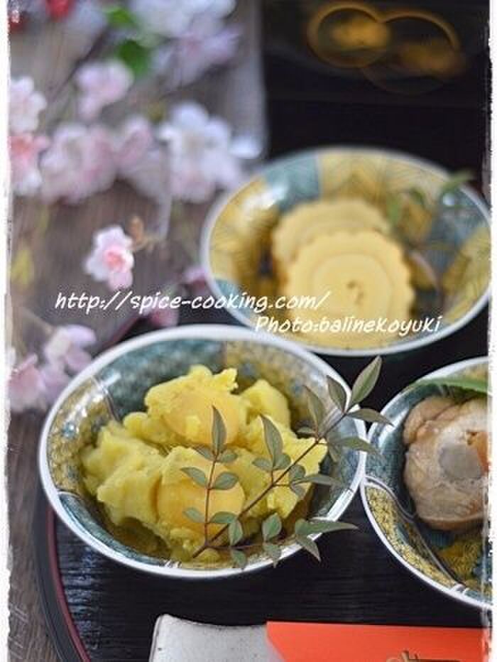 おせち料理レシピ!甘さ控えめ「栗きんとん」