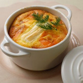 パイシートいらず! サーモンとポロ葱のキッシュ