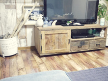 ダイソー★リメイクシートで床をイメチェン♡費用700円♪