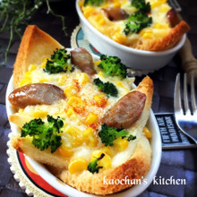 食パンで*パンキッシュ