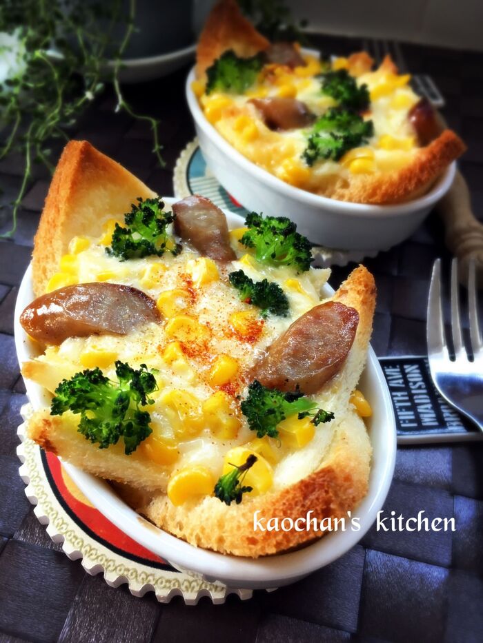 食パンで*パンキッシュ