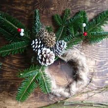 【リメイク】クリスマス→お正月リメイク!麻ひもでつくるしめ縄飾り☆