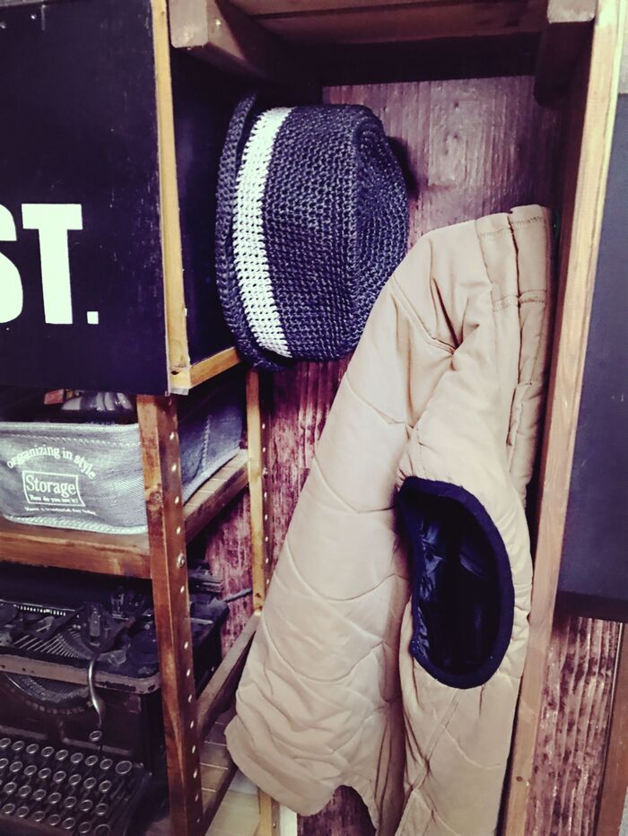 ハンドルカバーで手作りハンガー(o´〰`o)❤帽子や洋服掛けに♪