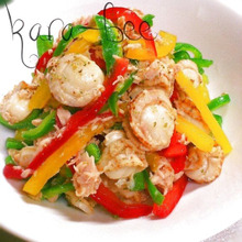 簡単箸休め♡ベビホとツナのカラフルマリネ