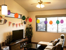 100均ダイソーグッズを使って、バースデー飾り