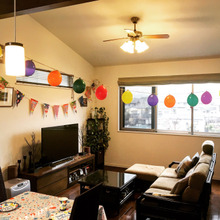 100均ダイソーグッズを使って、バースデー飾り