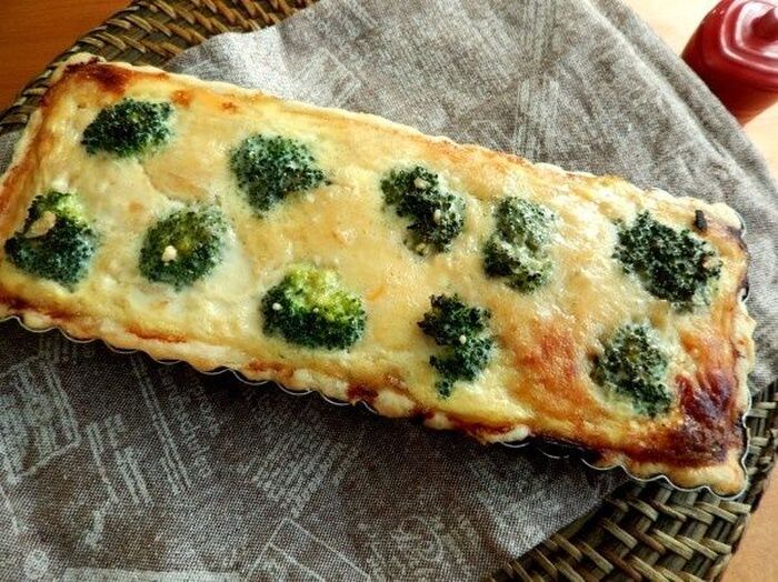 身近な食材で!さくっとふんわりツナと玉ねぎ ブロッコリーのキッシュ