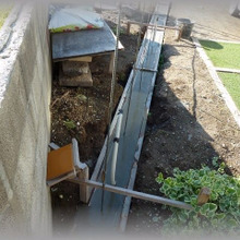 【ステップ5】塗り壁フェンスDIY!基礎造りその④コンクリート打設