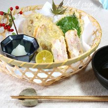 れんこんのはさみ揚げ・料亭風