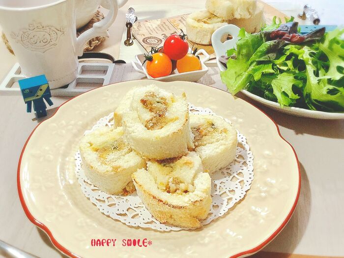 かぼちゃの煮物をリメイク☆カレーチーズコロッケトースト♡