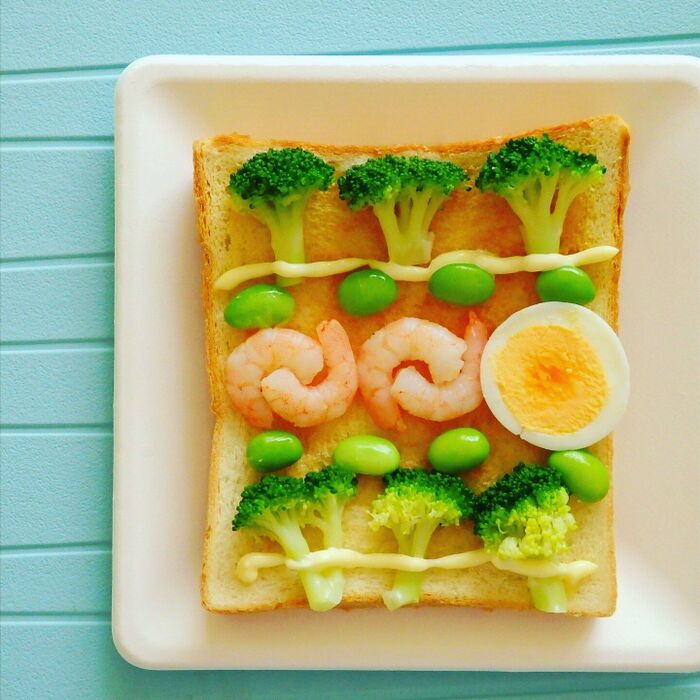 彩り鮮やか!元気でアートなオリジナルトーストの作り方