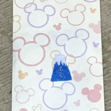 100均ダイソーのポチ袋を、フェルトで富士山カスタム