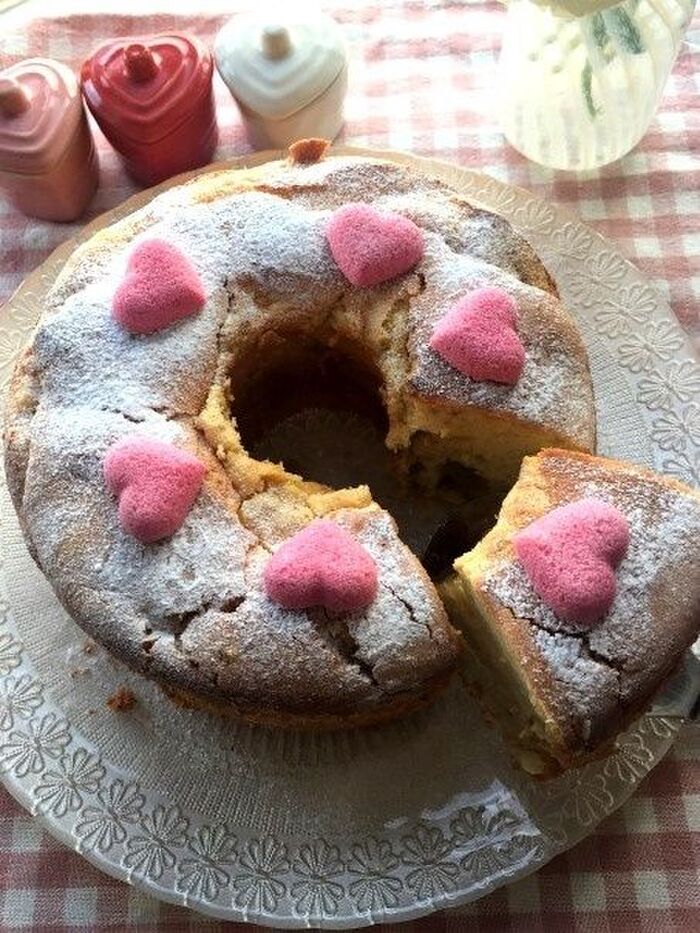 余ったおせちで~栗きんとんシフォンケーキ