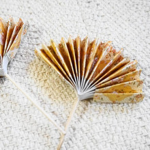 折り紙で簡単!扇ピックの作り方