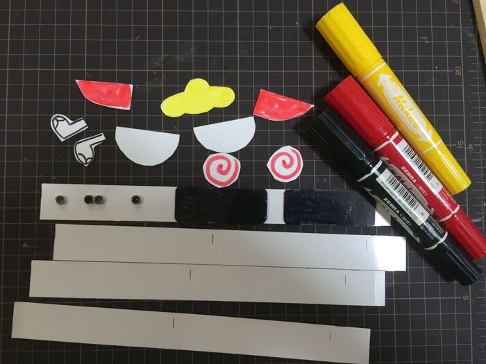 マグネットシートでパーツを作る