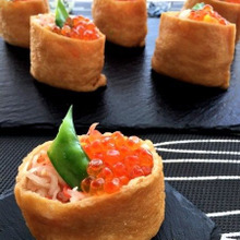 余ったおせちで~紅白なますのおいなりさん