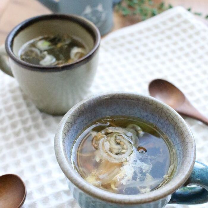 おせちリメイク!残った紅白なますde玉子中華スープ