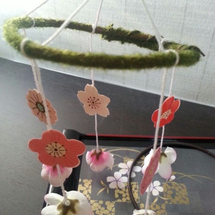 吊るし飾りの余り物で